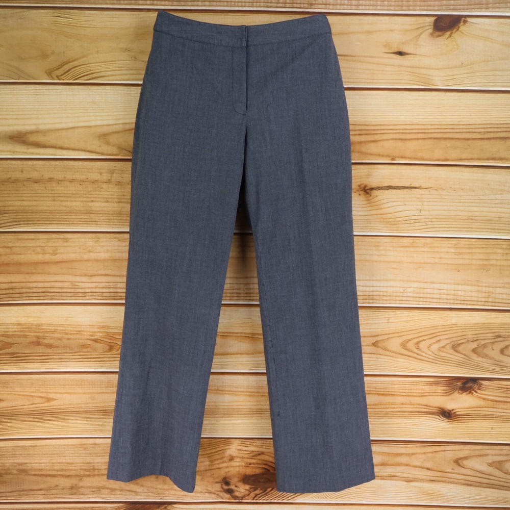 Apt. 9 Dress Pants Womens Size 10 Gray Heathered Polyester Blend Pearson
